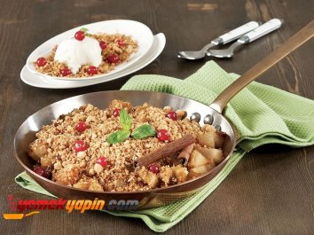 Tavada Elmalı Crumble Tarifi, Nasıl Yapılır?