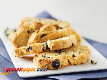 Zeytinli Taze Baharatlı Biscotti Tarifi, Nasıl Yapılır?