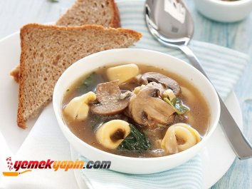 Mantarlı Tortellini Çorbası Tarifi, Nasıl Yapılır?