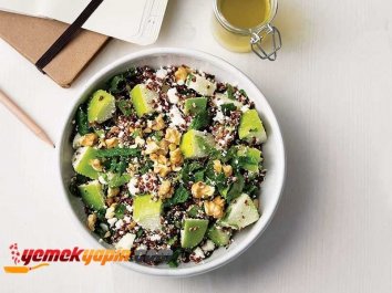 Lor Peynirli ve Kinoalı Salata Tarifi, Nasıl Yapılır?