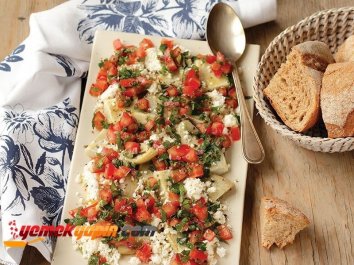Lor Peynirli Enginar Salatası Tarifi, Nasıl Yapılır?