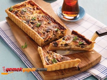 Mantar ve Gorgonzola Peynirli Tart Tarifi, Nasıl Yapılır?