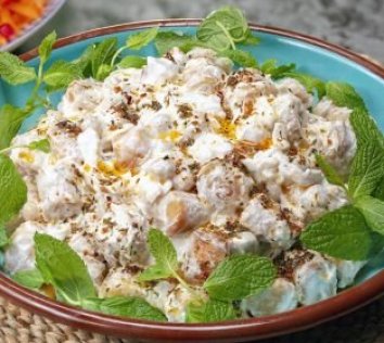 Çıtır Yufkalı Tavuklu Nohut Salata Tarifi, Nasıl Yapılır?