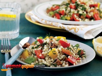 Renkli Biberli Kuskus Salatası Tarifi, Nasıl Yapılır?