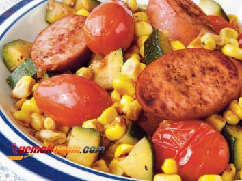 Skillet Vegetables Smoked Sausage Tarifi, Nasıl Yapılır?