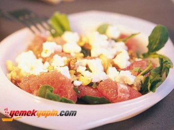 Greyfurtlu ve Cevizli Roka Salatası Tarifi, Nasıl Yapılır?
