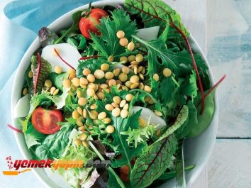 Mercimekli Yeşil Salata Tarifi, Nasıl Yapılır?