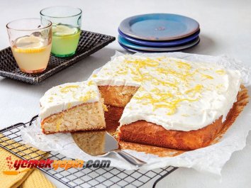 Bademli ve Limon Kremalı Kek Tarifi, Nasıl Yapılır?