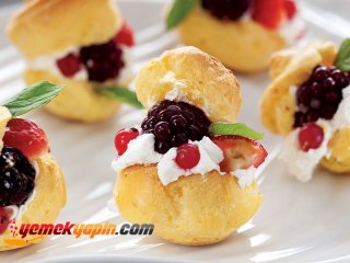 Meyveli Profiterol Tarifi, Nasıl Yapılır?