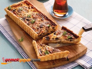 Mantar ve Gorgonzola Peynirli Tart Tarifi, Nasıl Yapılır?