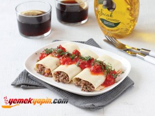 Domates Soslu Sarma Lazanya Tarifi, Nasıl Yapılır?